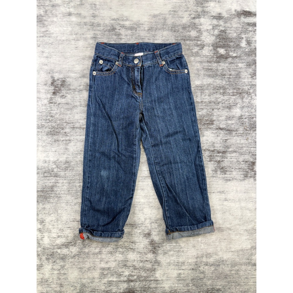 Janie and Jack Toddler Boys Dark Wash Straight Leg Jeans 3T Denim
